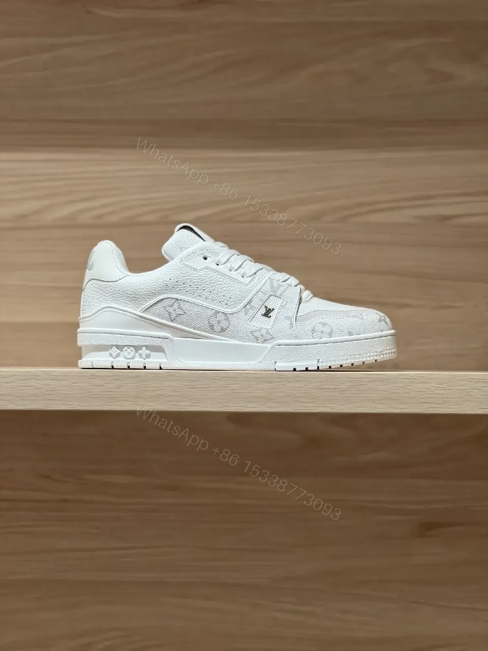 View 2 of White Leather Sneaker: Minimal Luxury, All-Day Comfort