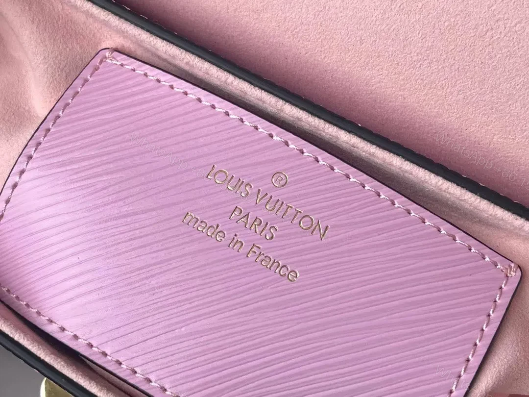 View 5 of Louis Vuitton LV Twist Pink Handbags With Lock Gold 24cm