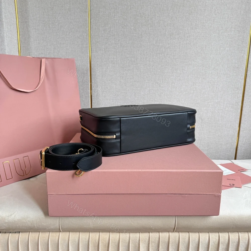 View 5 of 高仿miumiu*5BB17長肩帶公文包黑色免檢版