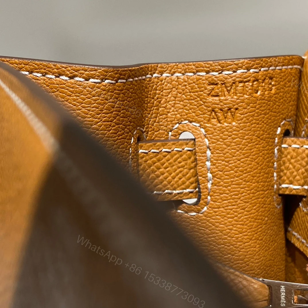 View 8 of KELLY 25CM IN GOLD EPSOM SILVER HARDWARE