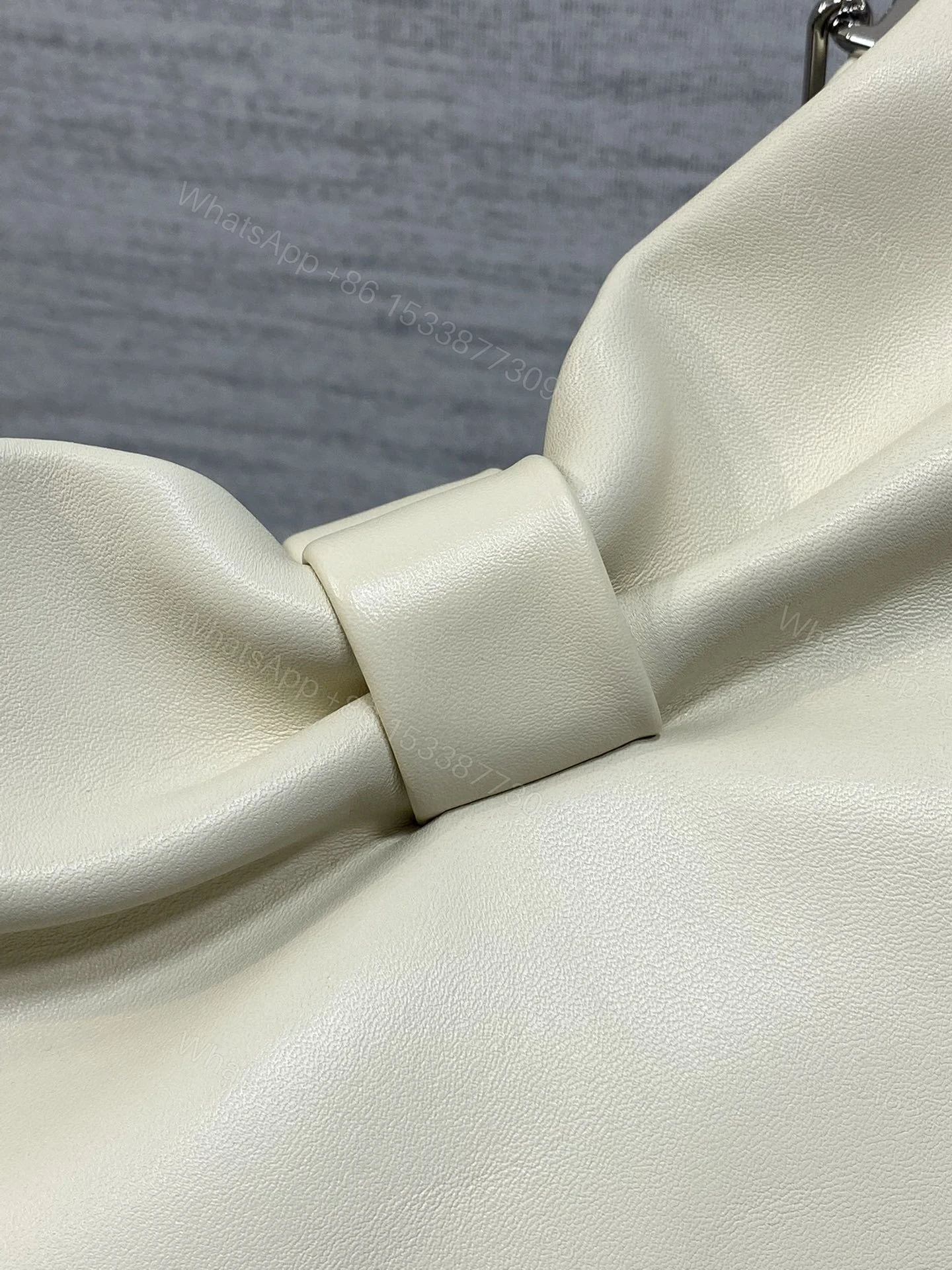 View 5 of Dior Bow Bag Small in white