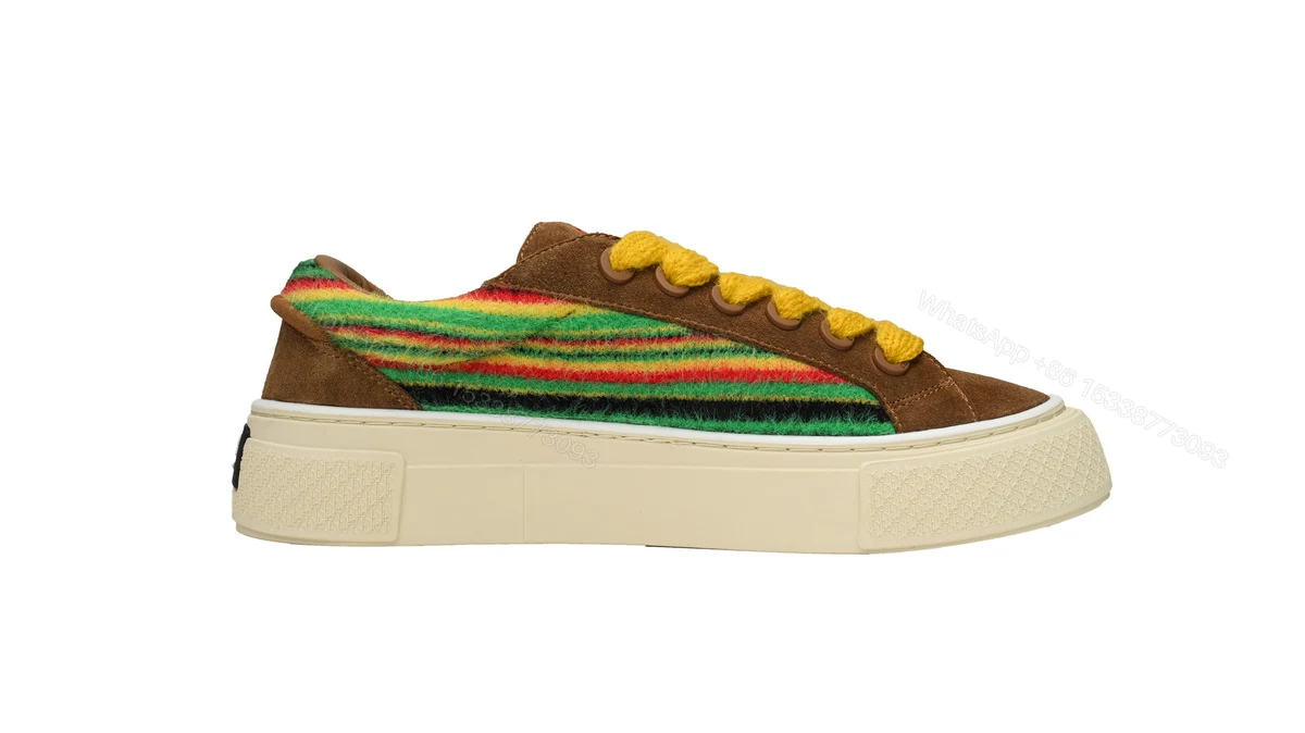 View 5 of Dior B33 Sneakers Release Brown Stripe 3SN272 ZIR1 6536