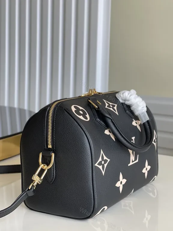 View 8 of Chic Lace-Trim Satchel: LV-Inspired Luxury Everyday Bag