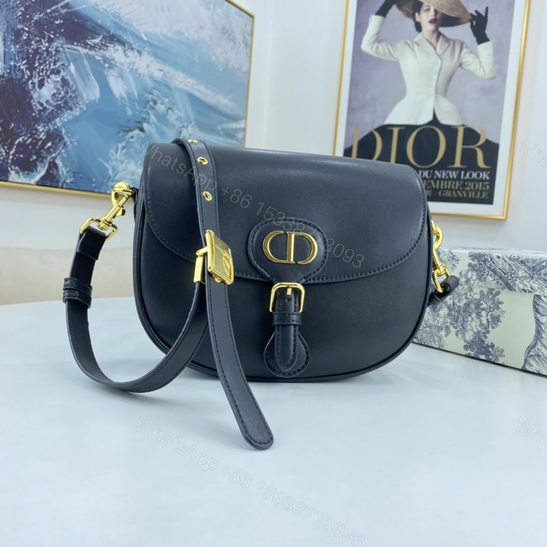 Dior Medium Dior Bobby Bag Black Box Calfski — view 1