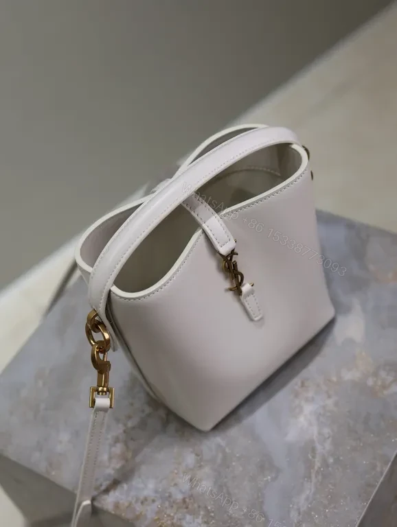 View 2 of Bold YSL-Influenced Mini Satchel: Structured, Luxe, Crossbody Bag