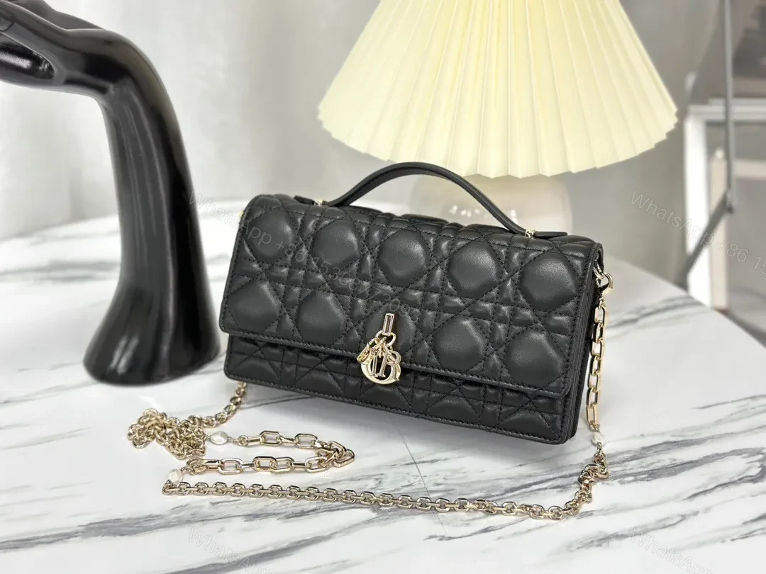 View 2 of Dior Women’s Super Handbag Black Crossbody Bag 21×11.5cm