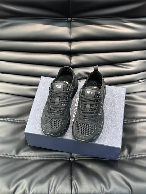 View 8 of Black Suede & Mesh Sneaker: All-Day Comfort, Mono Texture, Designer-Inspired Style