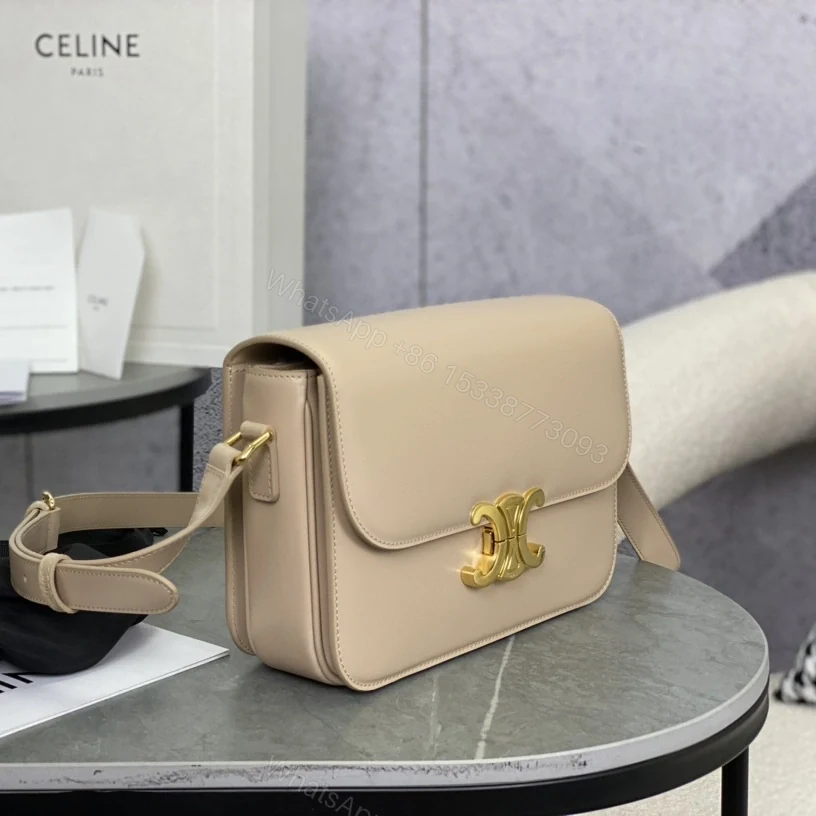 View 3 of 高仿Celine*Triomphe系列手袋187363褐色免檢版
