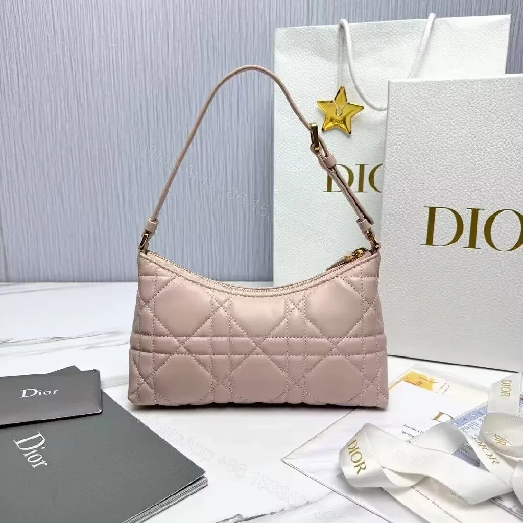 View 2 of Pastel Quilted Mini Bag with Chain-Handle, Luxe Everyday Style