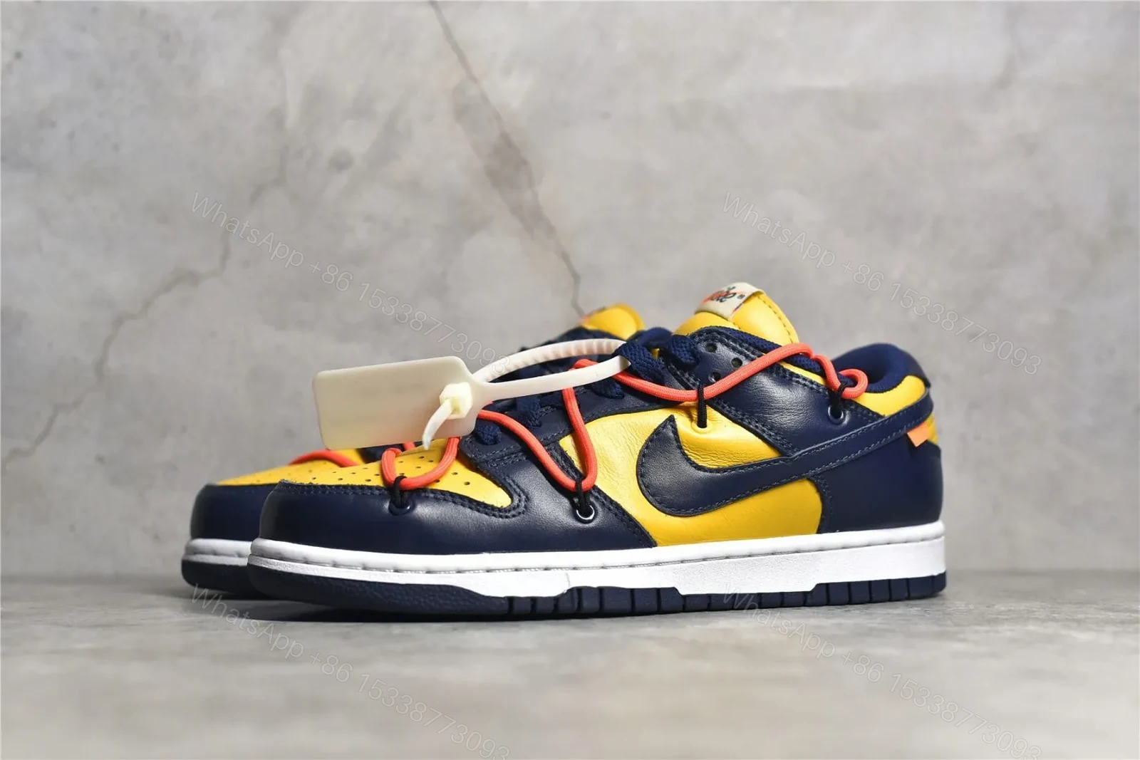 View 9 of Off White X Dunk Low “University Gold” Reps