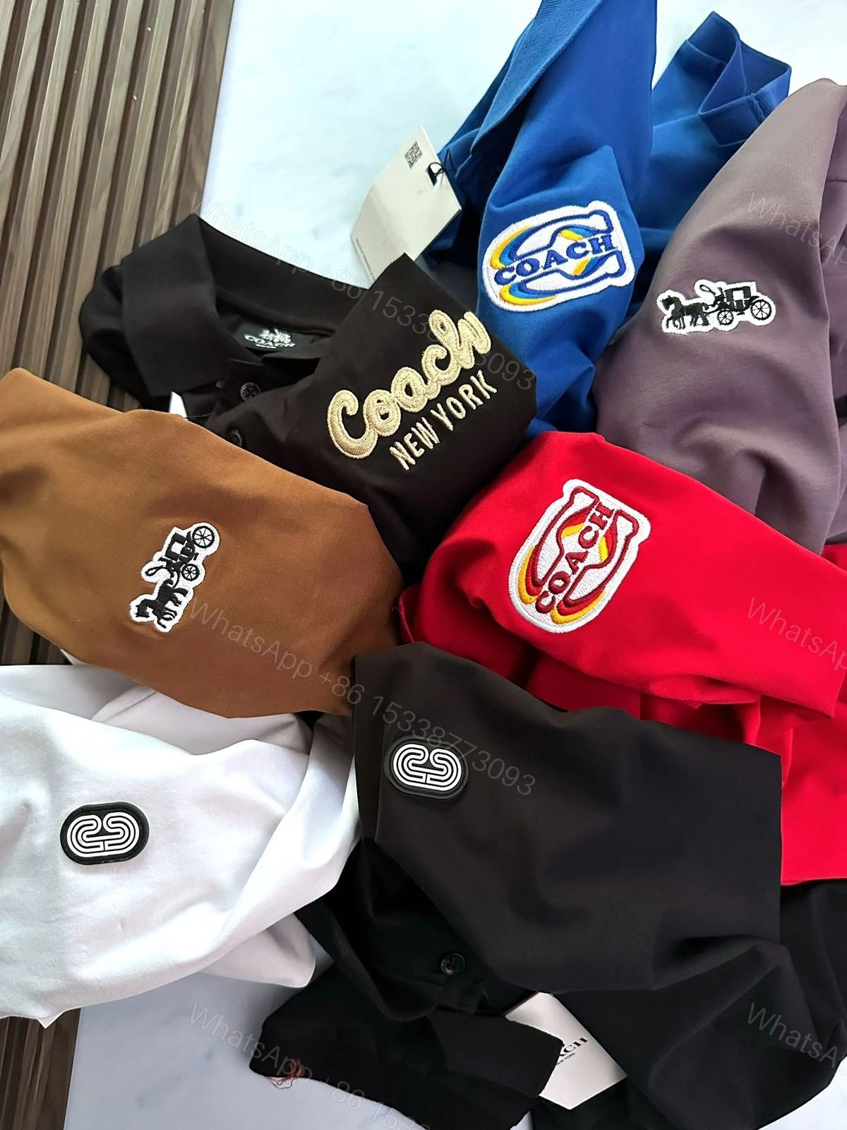 View 22 of FIRST COPY COACH IMPORTED QUALITY EXCLUSIVE POLO TEES