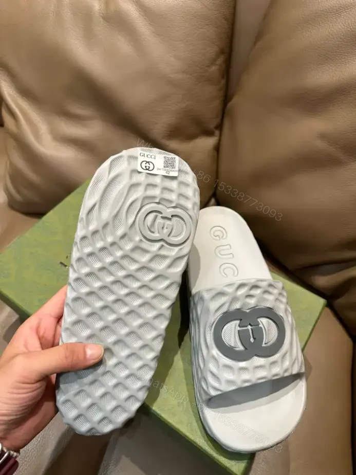 View 3 of GUCCI MEN’S INTERLOCKING G SLIDE SANDAL – SDG024