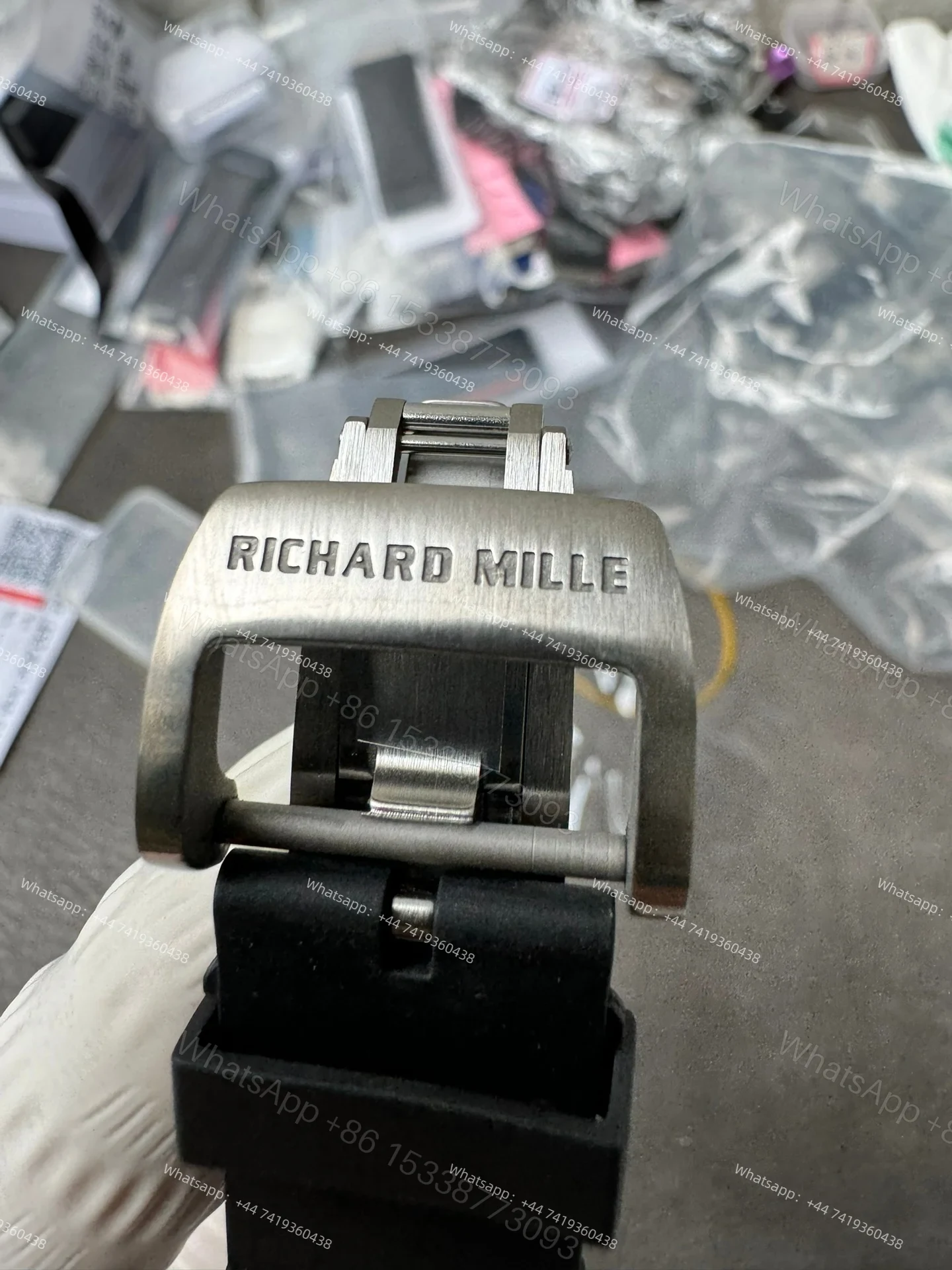 View 15 of Super Clone Richard Mille RM 67-02 Carbon TPT Skeleton Tourbillon 1:1 Replica Watch
