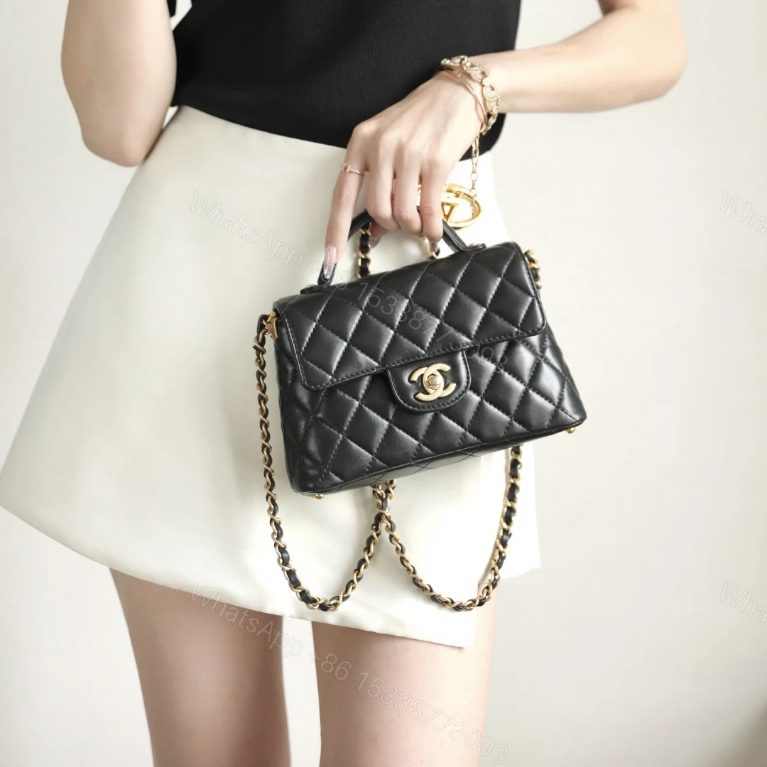 View 26 of 高仿Chanel*25P系列AS5355小羊皮Kelly單肩手提包免檢版