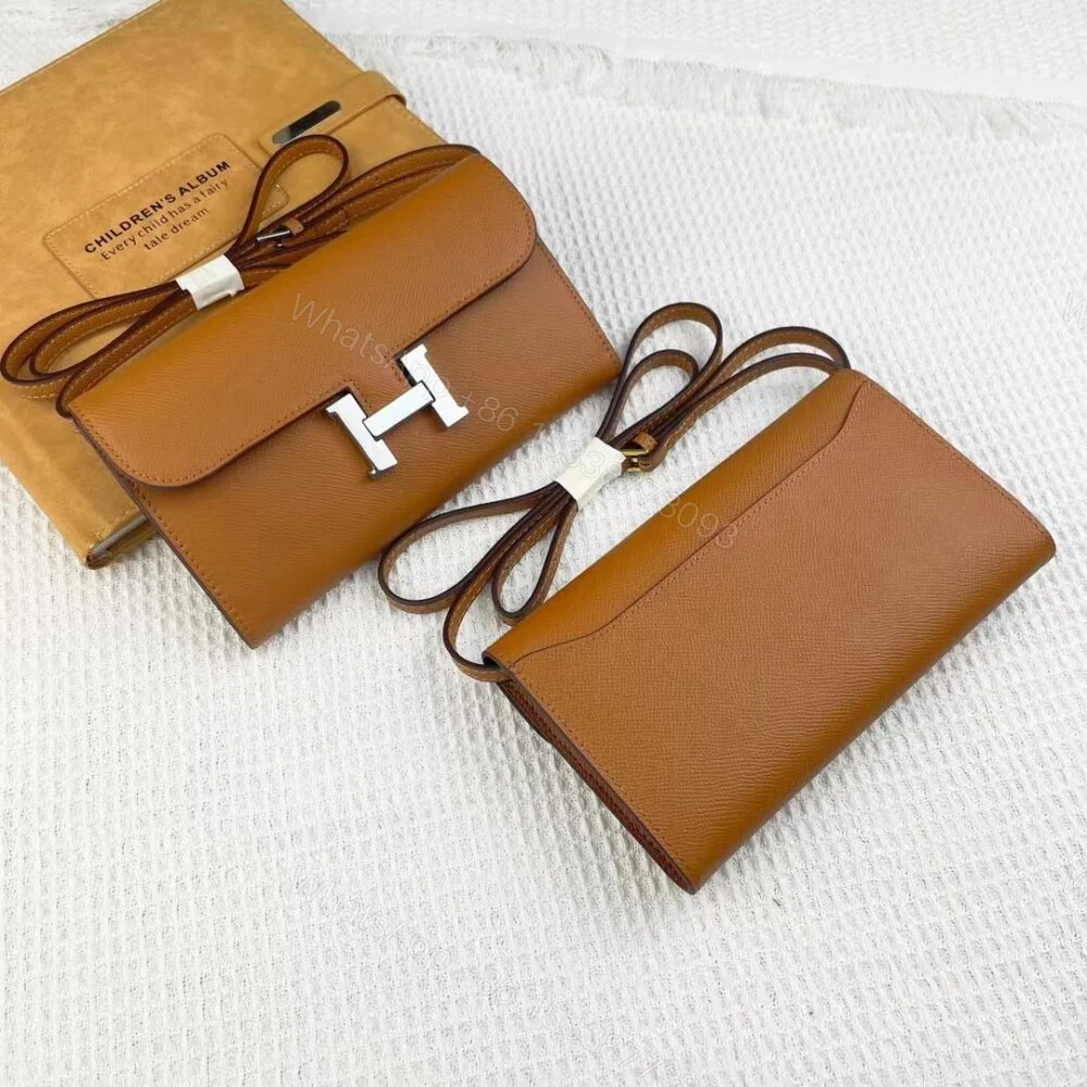 View 5 of Hermes Constance Wallet To Go Gold Epsom Silver Hardware 21Cm
