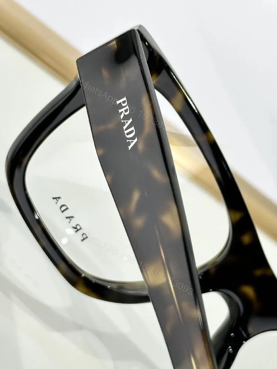 View 8 of Black Acetate Bold-Rectangle Frames: Modern Luxe Comfort