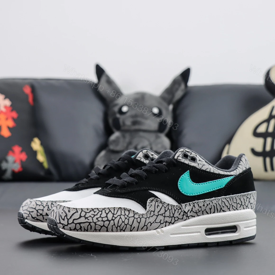 View 8 of Atmos x Air Max 1 Retro “Elephant” Reps