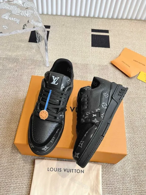 View 3 of Boldly Modern Louis Vuitton-Inspired Sneaker: Luxe Comfort