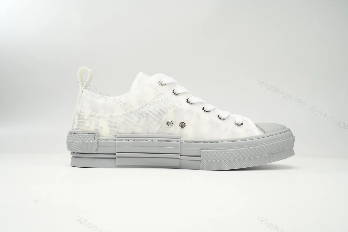 View 5 of 3SN272ZIR 16536 Dior B23 HT Oblique Low Rank Silver Gray