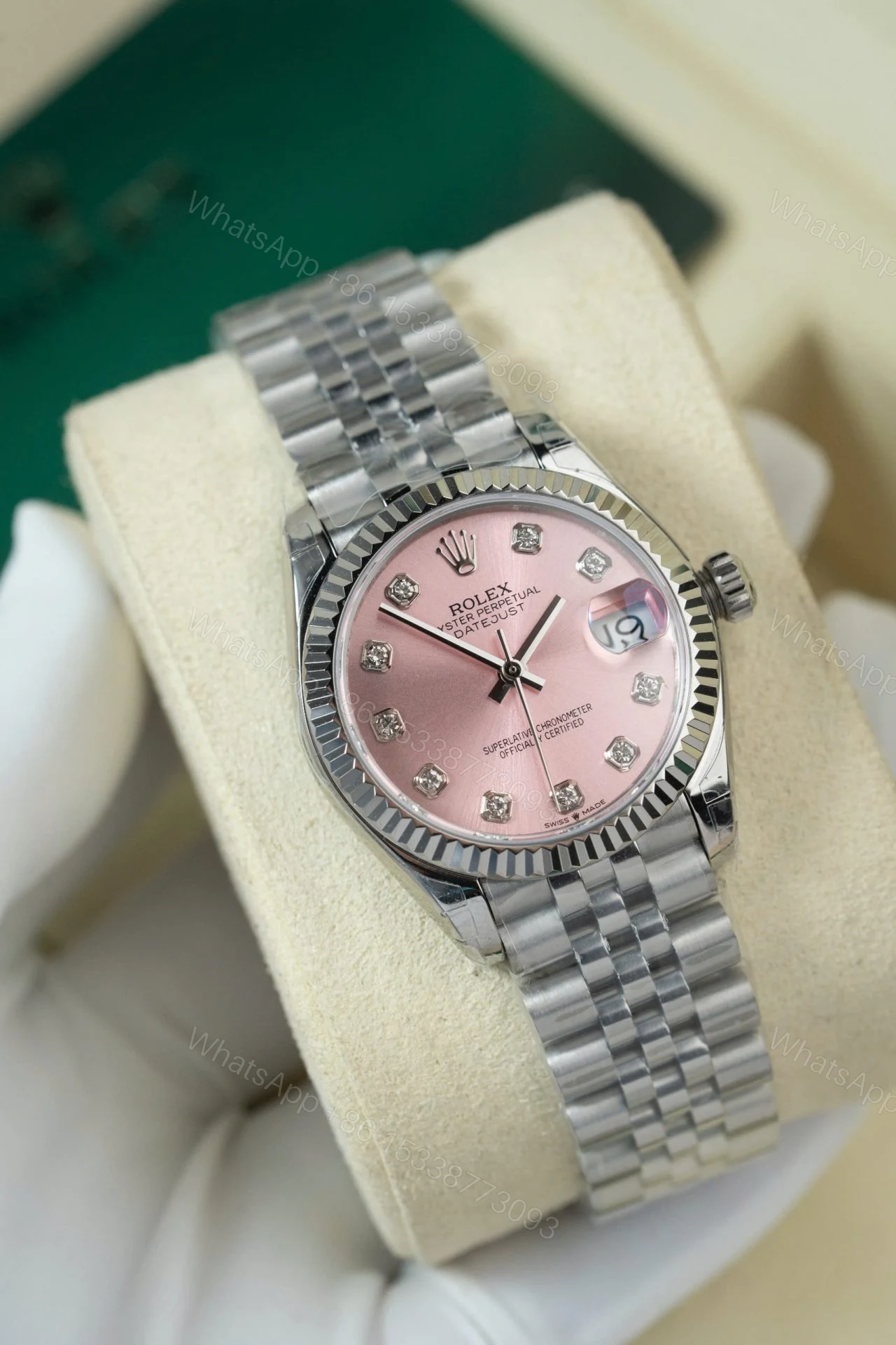 View 3 of Rolex Datejust Pink Diamond Dial 278274-0032 31 mm