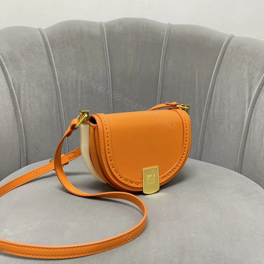 Fendi Moonlight Clementine Orange Satchel Crossbody Bag — view 1