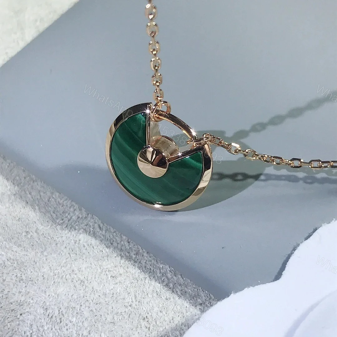 View 4 of Cartier Amulette Necklace, Malachite