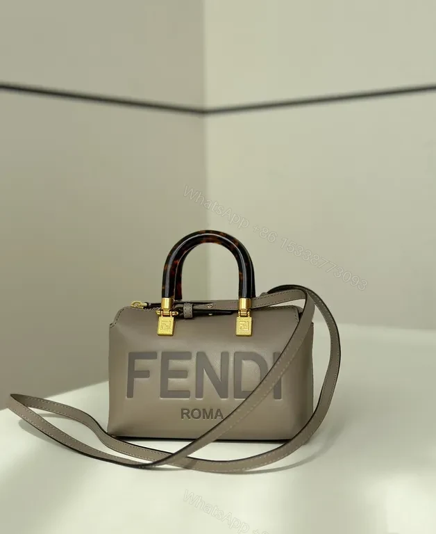 Compact Luxury Handbag: FENDI Roma Script Crossbody — view 1