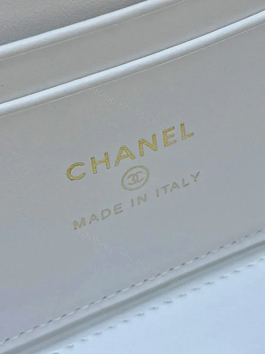 View 5 of Chanel Vanity Case Small White Gold Hardware