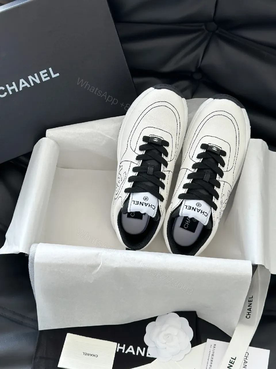 View 5 of Monochrome Textile Runner: Subtle Texture, Everyday Luxury Sneakers