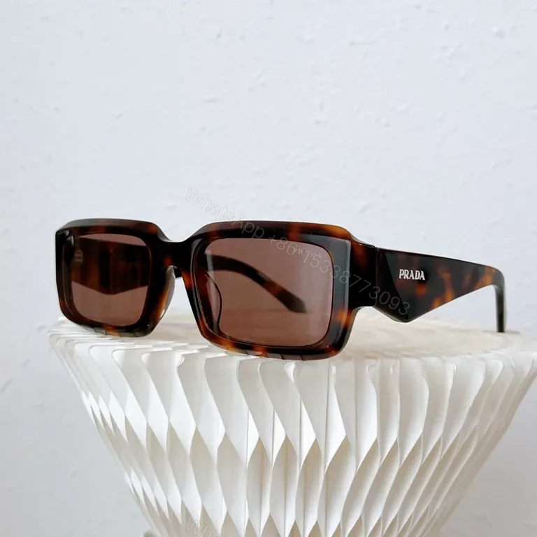View 5 of Crisp White Frame Sunglasses: Prada-Inspired Luxury