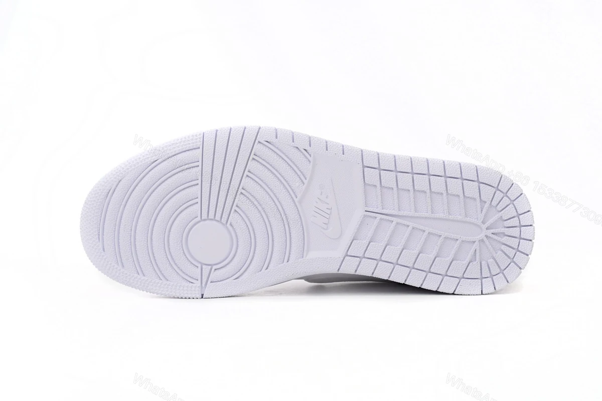 View 3 of Air Jordan 1 Low All White AV3918-101
