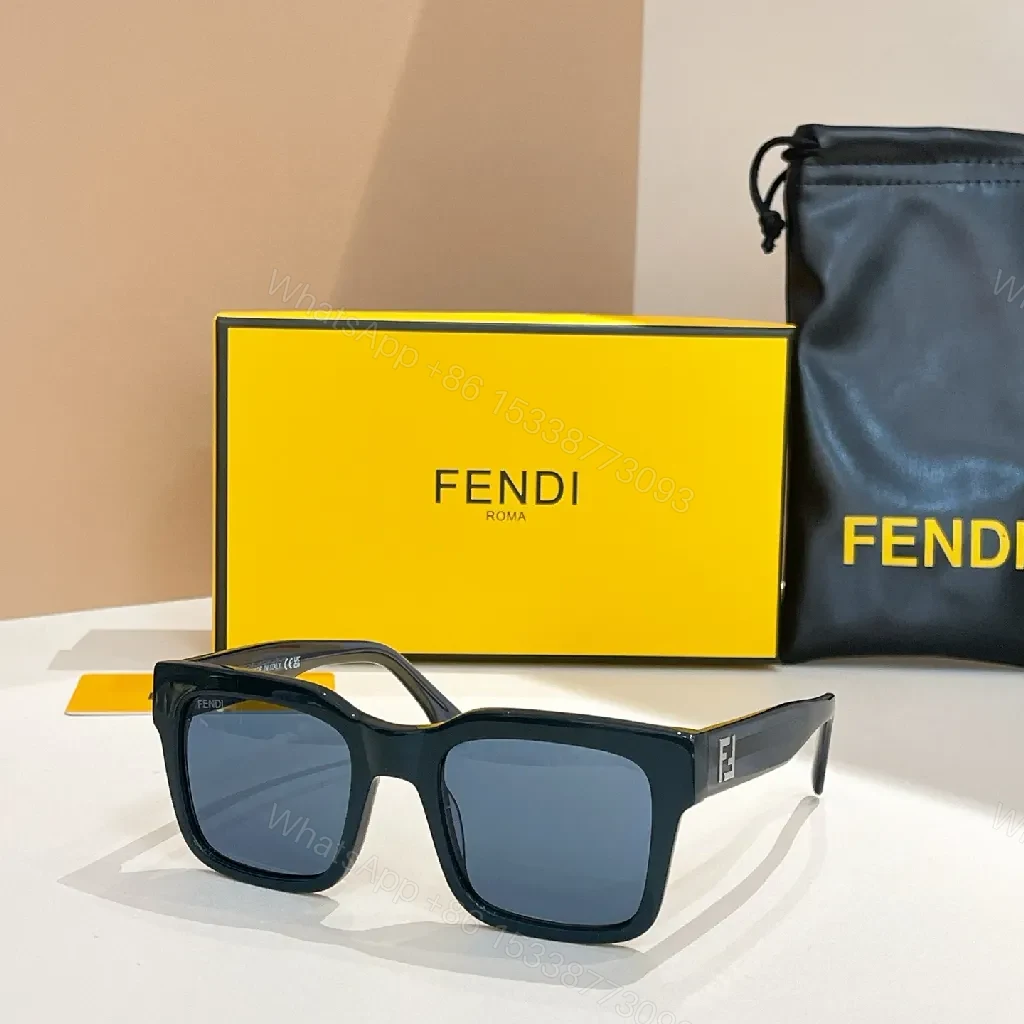 View 6 of Tortoise-Texture Acetate Squared Sunglasses, UV Protection