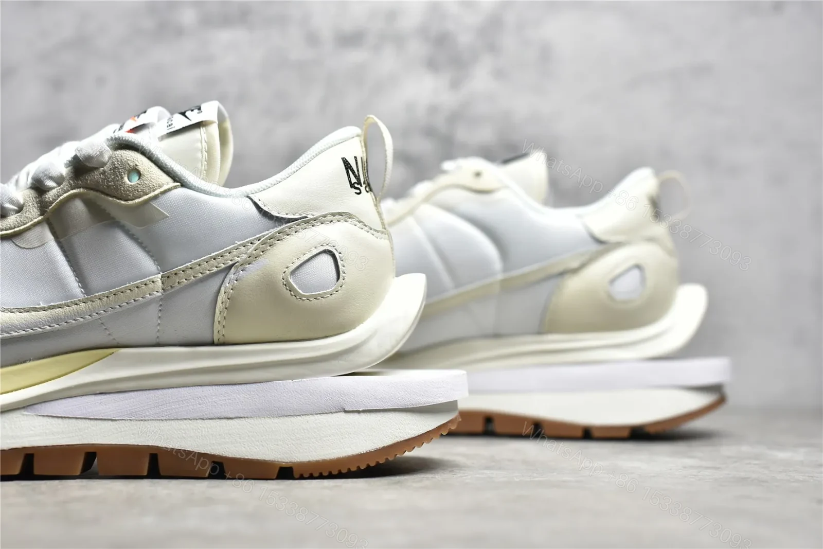 View 6 of Nike x Sacai VaporWaffle “Sail Gum” Replicas