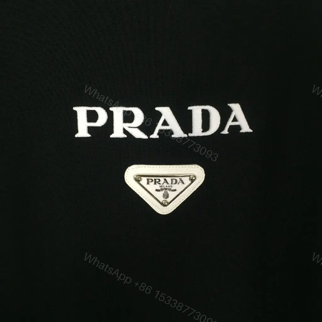 View 6 of Minimalist Black Logo Tee: Premium Cotton Blend, Relaxed Fit