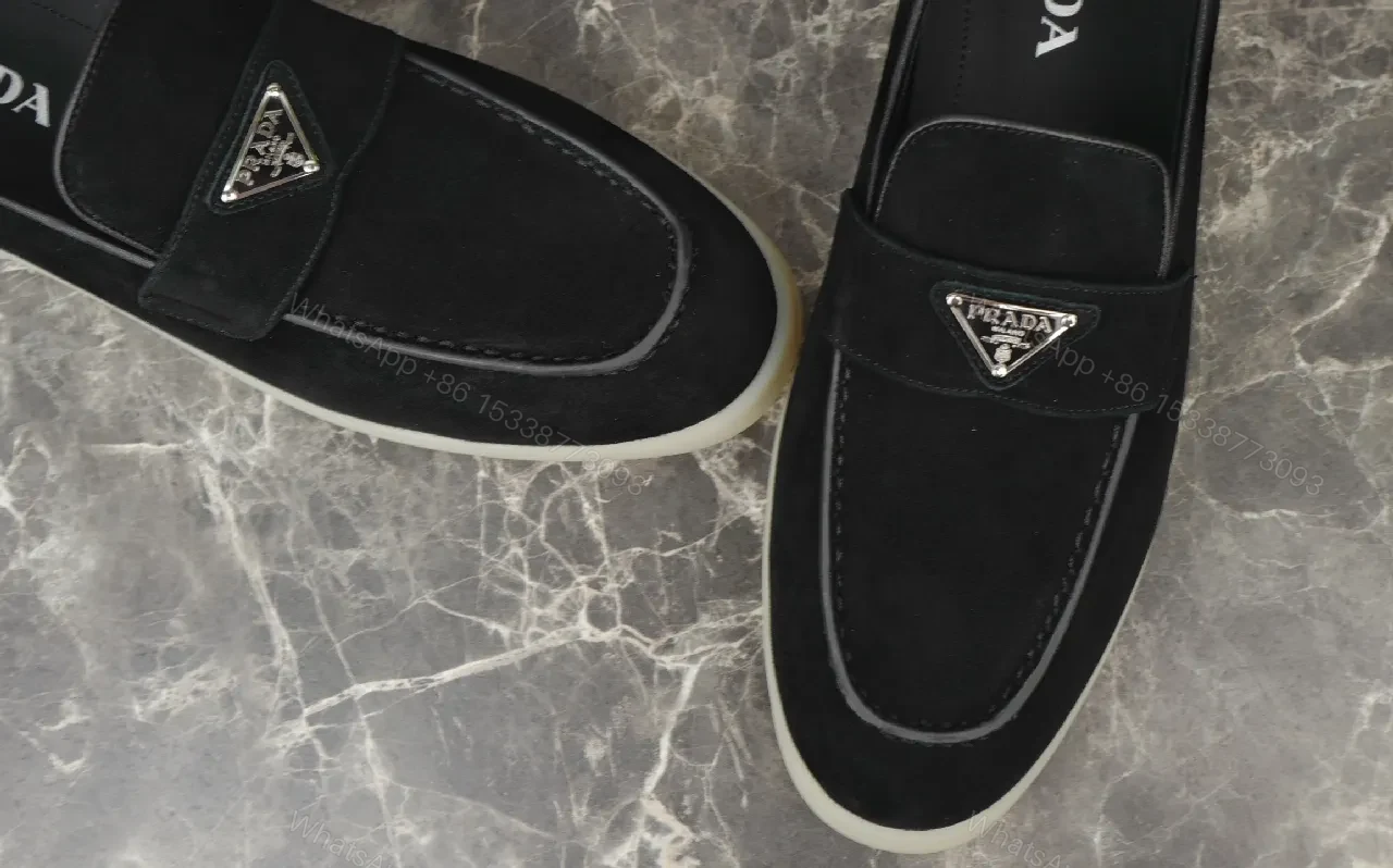 View 4 of Black Suede Slip-On Everyday Luxury Sneakers