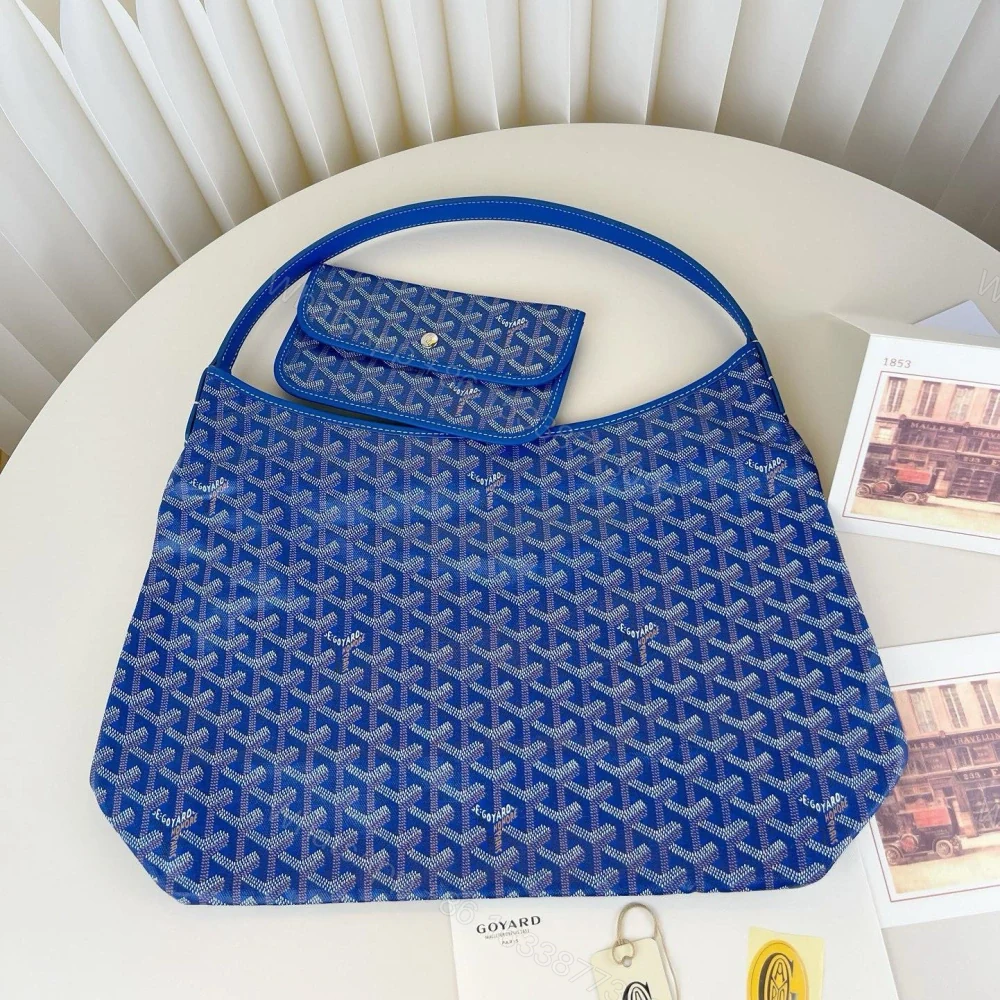 高仿Goyard*Hobo系列BOHEMEZ單肩子母手袋藍色免檢版 — view 1