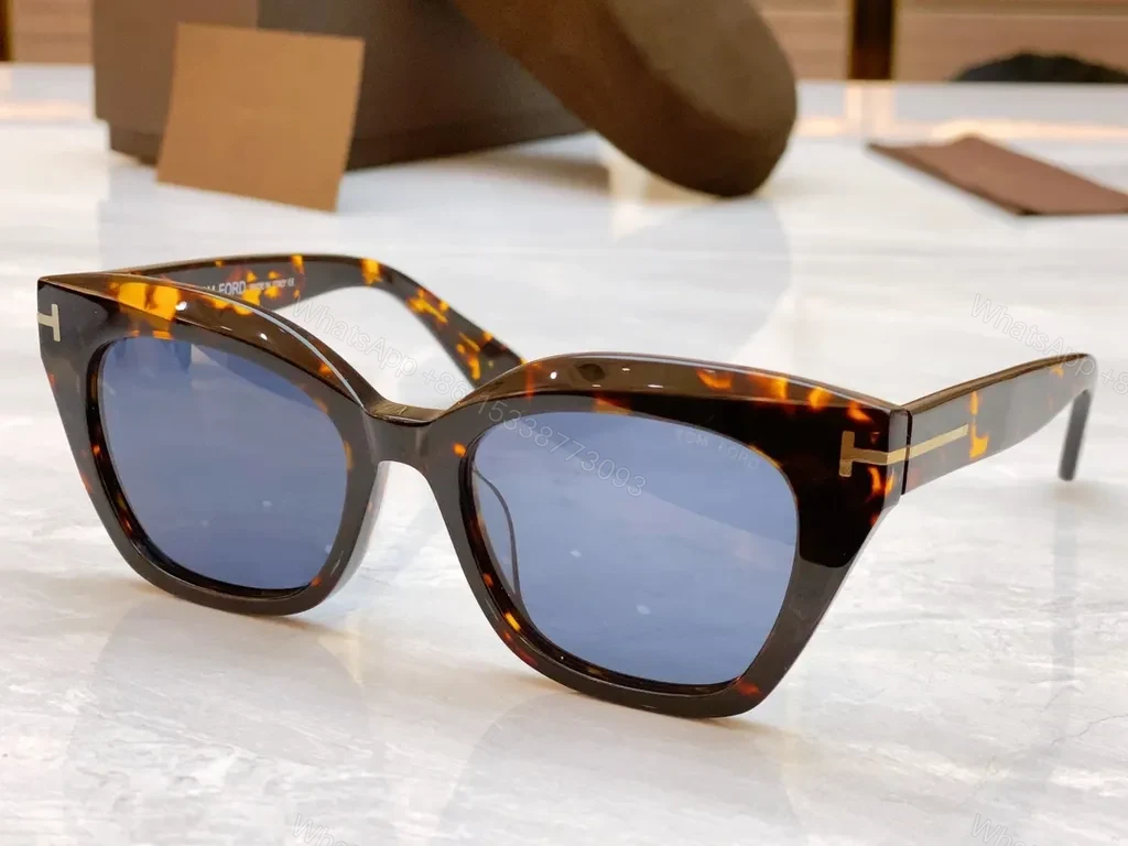 View 4 of Tom Ford Cat-Eye Sunglasses â€“ Premium Acetate, Gradient UV