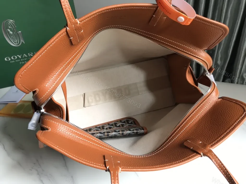 View 8 of Patterned Luxury Tote with Signature Goyard Frame Tote