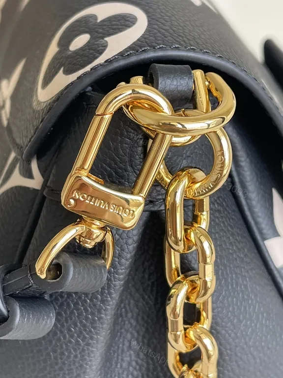 View 2 of Chic Monogram Calfskin Crossbody with Gold Chain