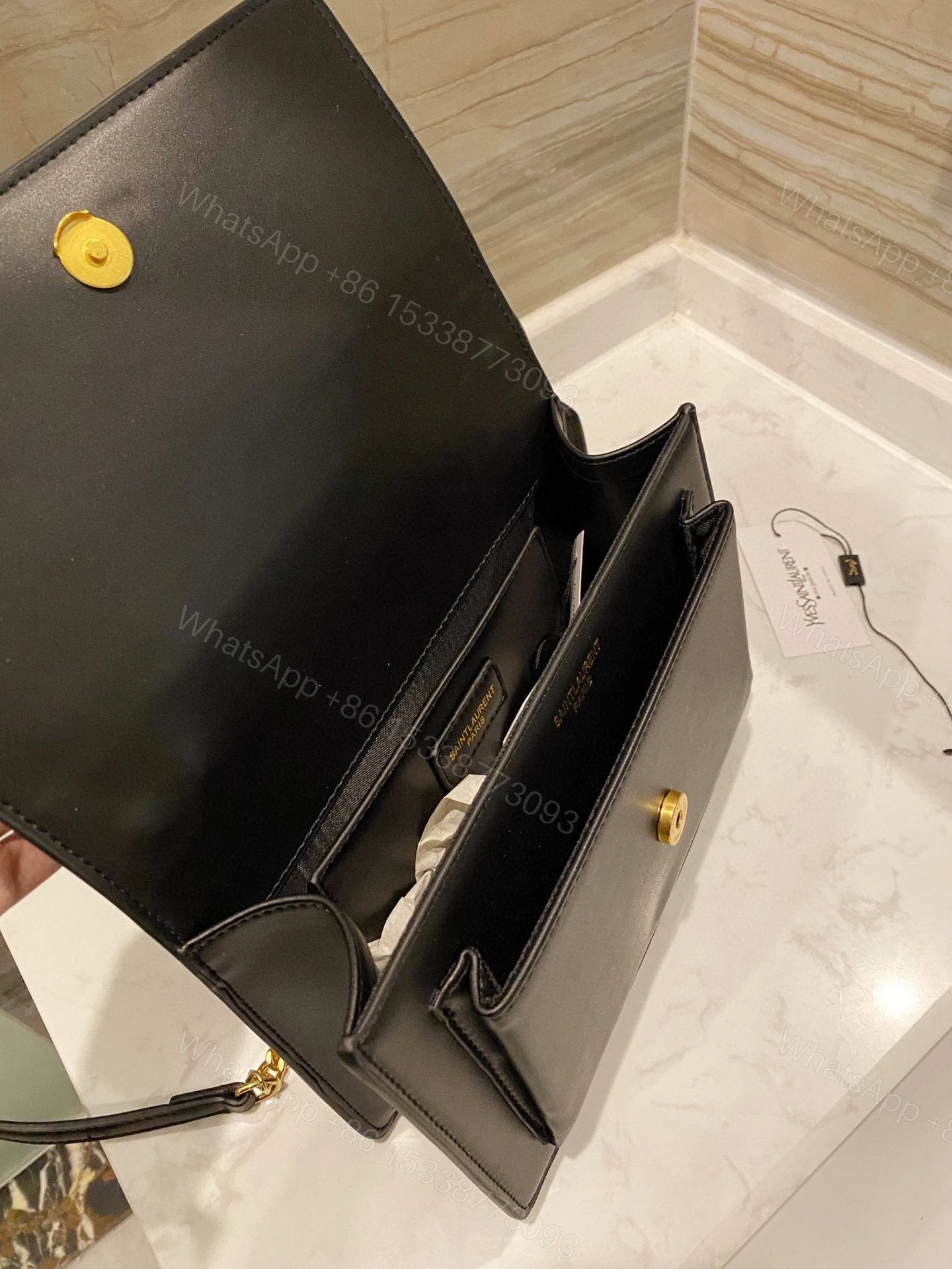 View 4 of Saint Laurent Women Medium Sunset Shoulder Bag