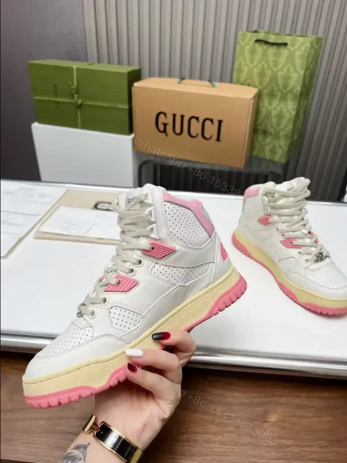 View 5 of WOMEN’S HIGH TOP DISTRESSED EFFECT SNEAKER – GC193