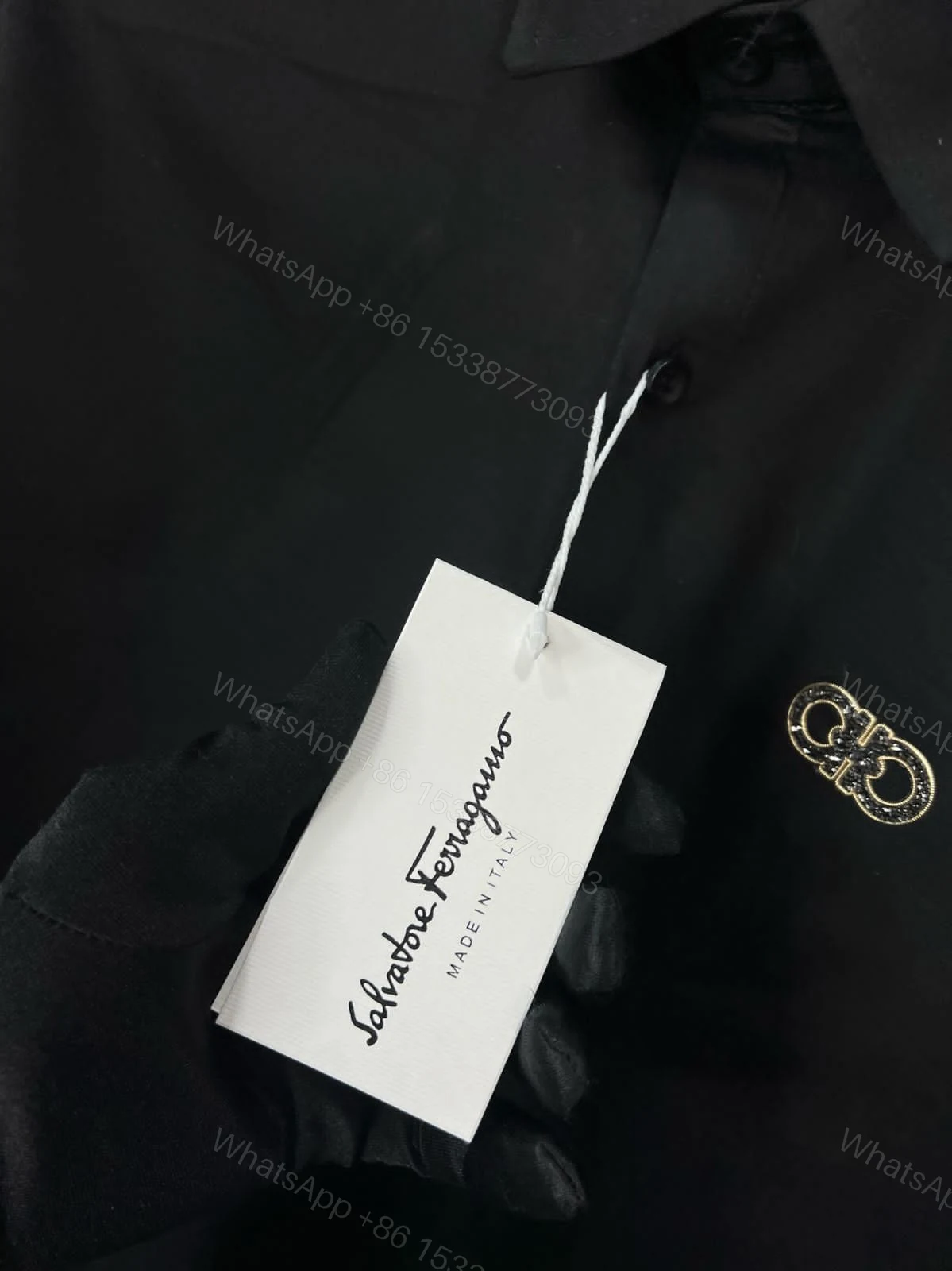 View 14 of First Copy Salvatore Ferragamo Imported Cotton Lycra Fabric Full Sleeve Shirts