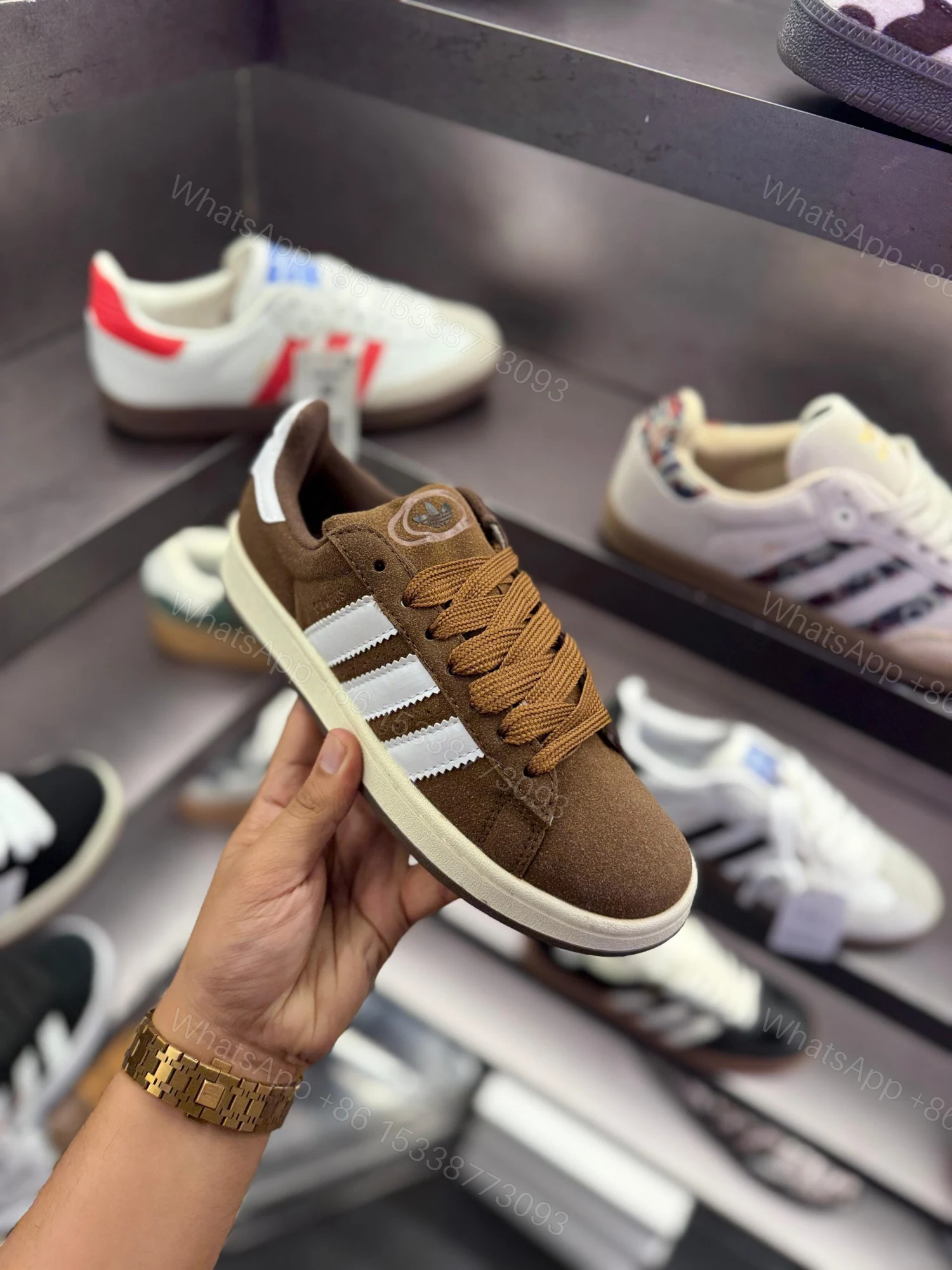 View 4 of FIRST COPY Adidas Originals Campus Brown