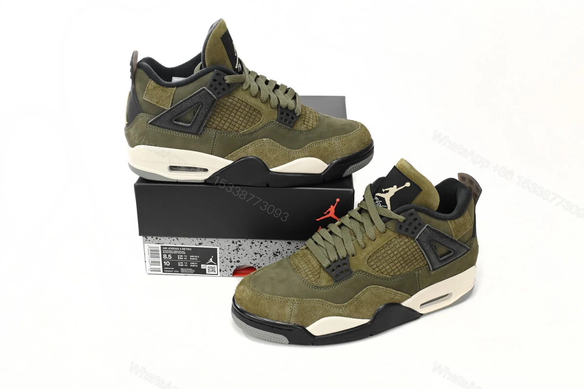 Air Jordan 4 Retro Craft Medium Olive FB9927-200 — view 2