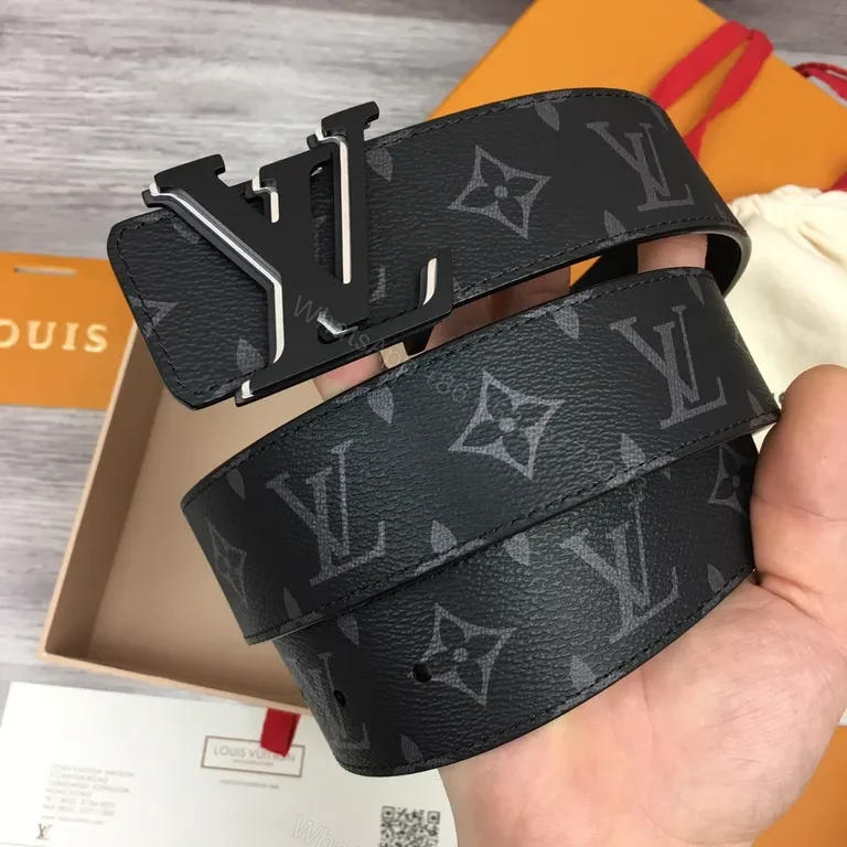 View 2 of Iconic Monogram Belt: Everyday Sophistication in Black