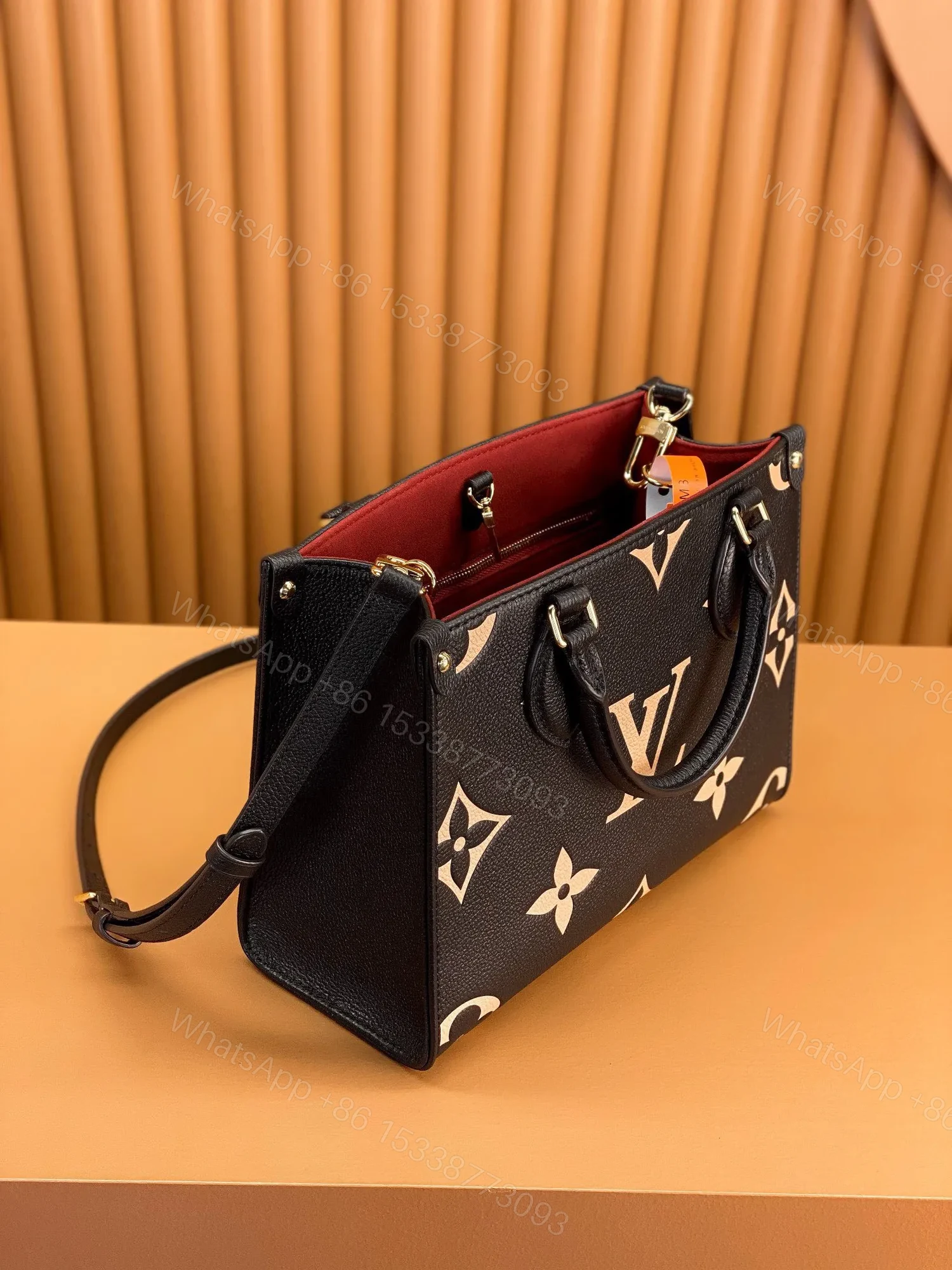 View 6 of Louis Vuitton LV On The Go PM Tote Bag Like Auth Handbags Woman’s 25cm