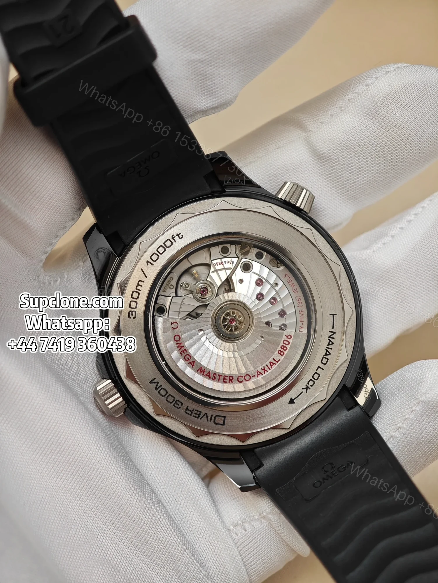 View 9 of Omega Super Clone Seamaster Diver 300M 43.5mm Titanium Ceramic