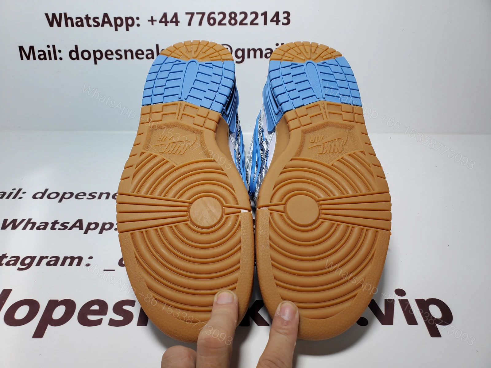View 5 of Nike Air Low Rubber Dunk Off-White UNC