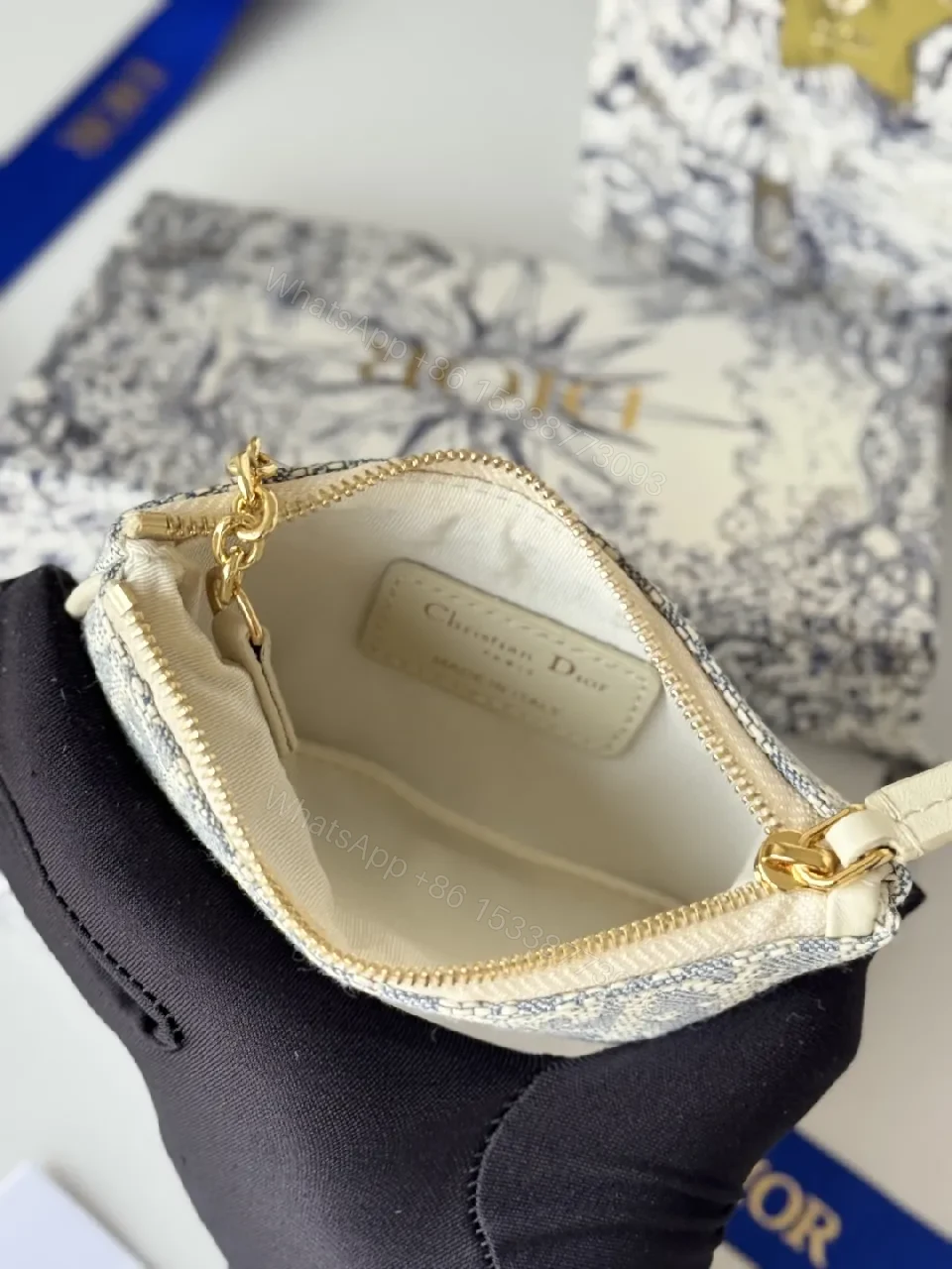 View 5 of Chic Monogram Wallet Set in Couture-Inspired Style
