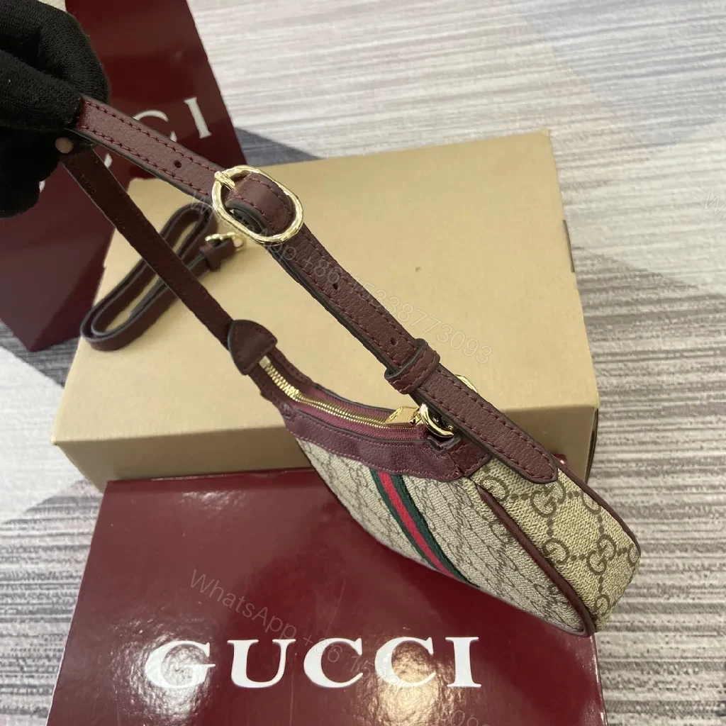 View 5 of Chic Canvas Crossbody: GG-Inspired Luxe, Compact Bag